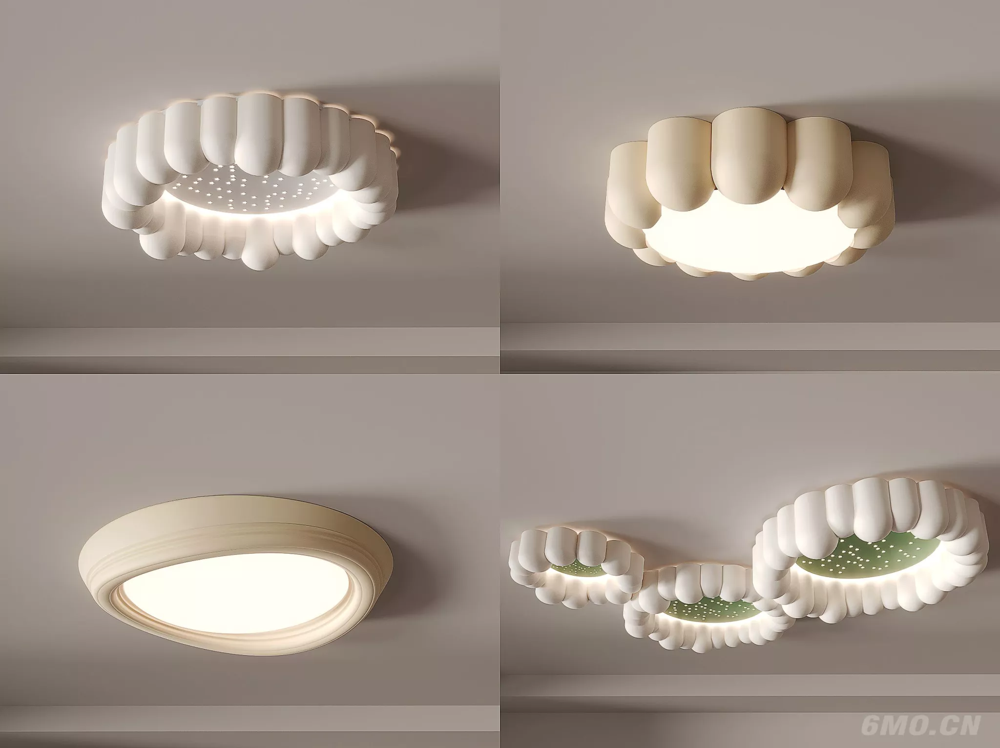 MINIMALIST CELING LIGHT - SKETCHUP 3D MODEL - ENSCAPE - 244589