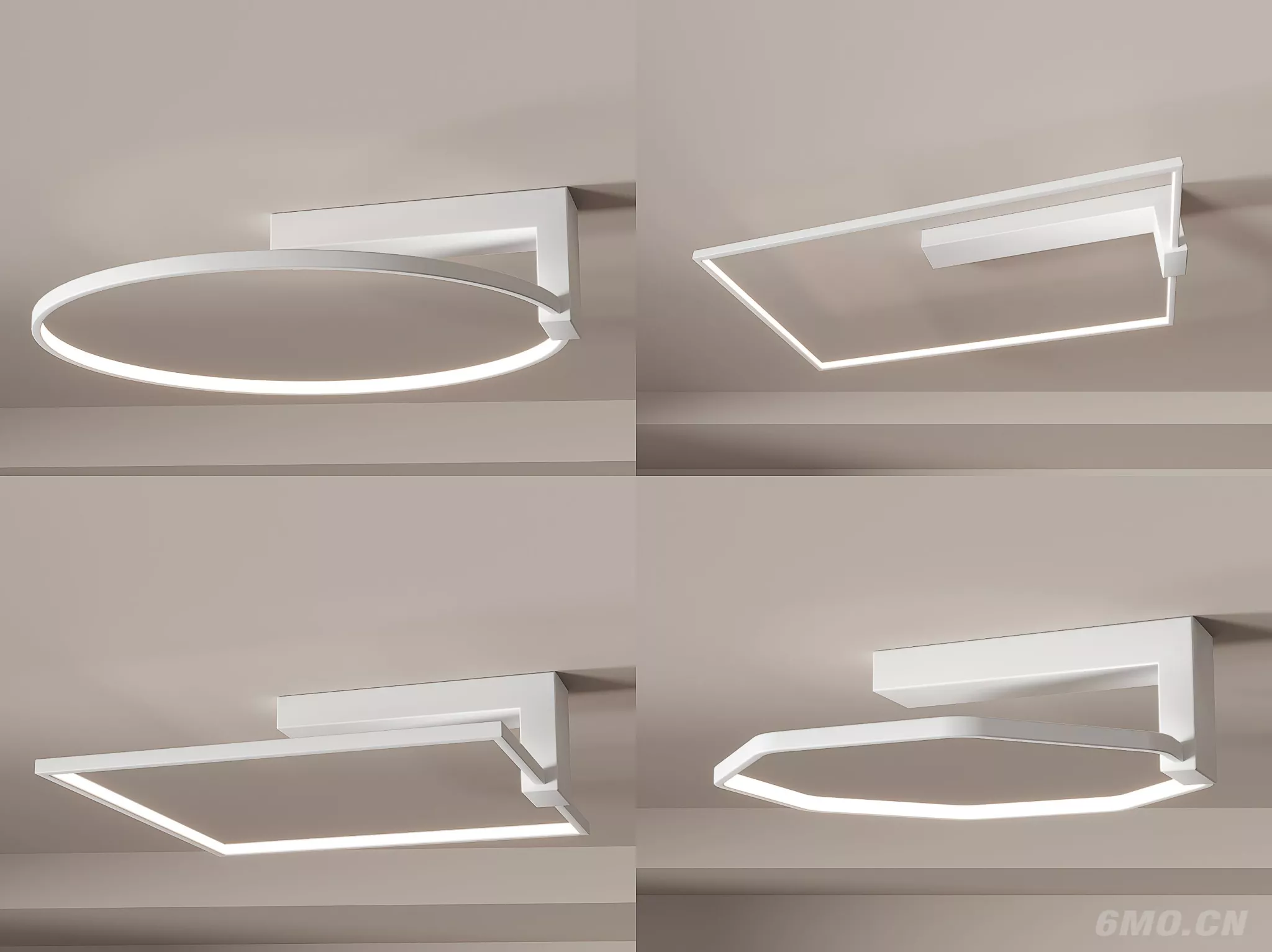 MINIMALIST CELING LIGHT - SKETCHUP 3D MODEL - ENSCAPE - 258731