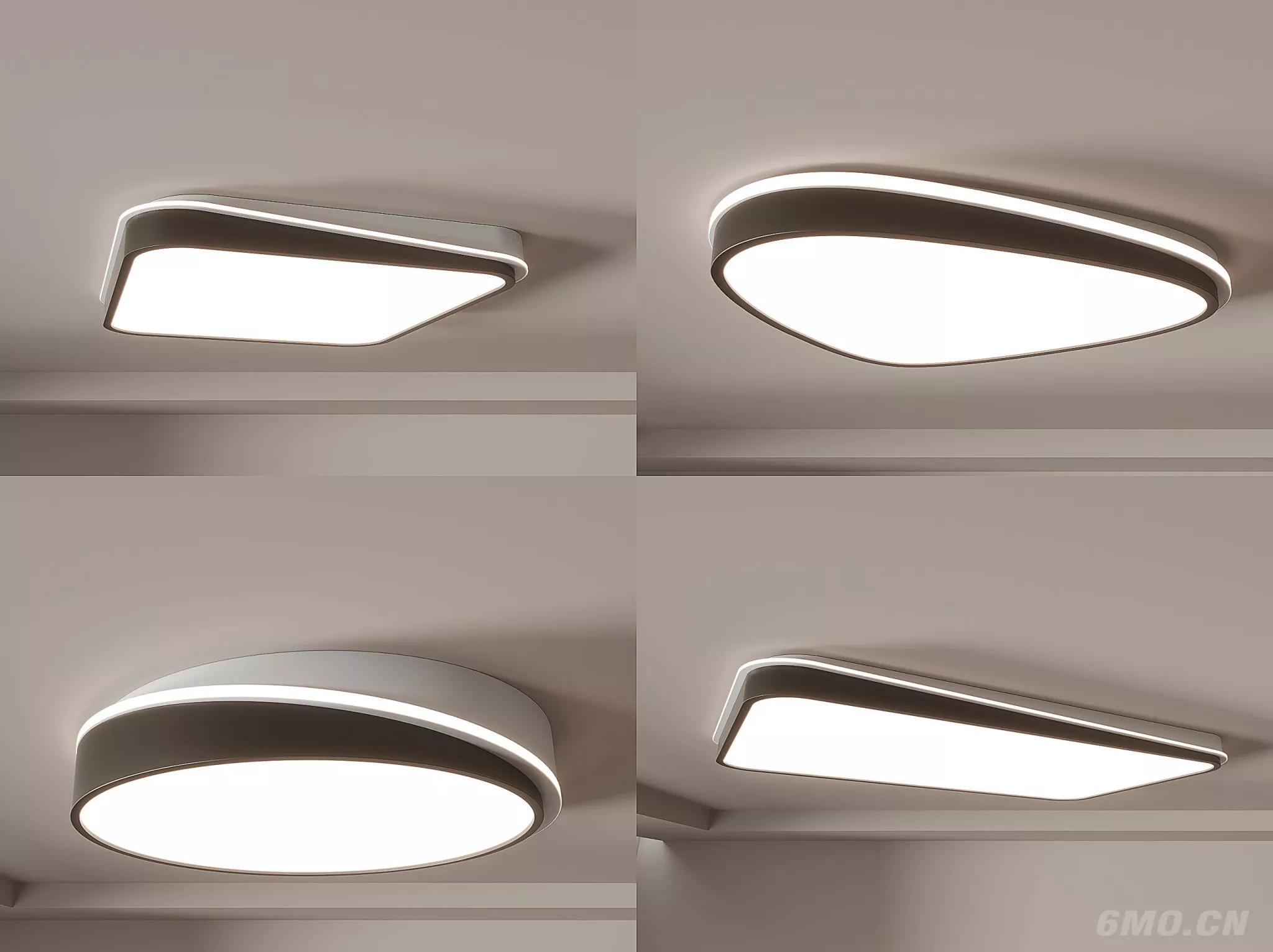 MINIMALIST CELING LIGHT - SKETCHUP 3D MODEL - ENSCAPE - 259712