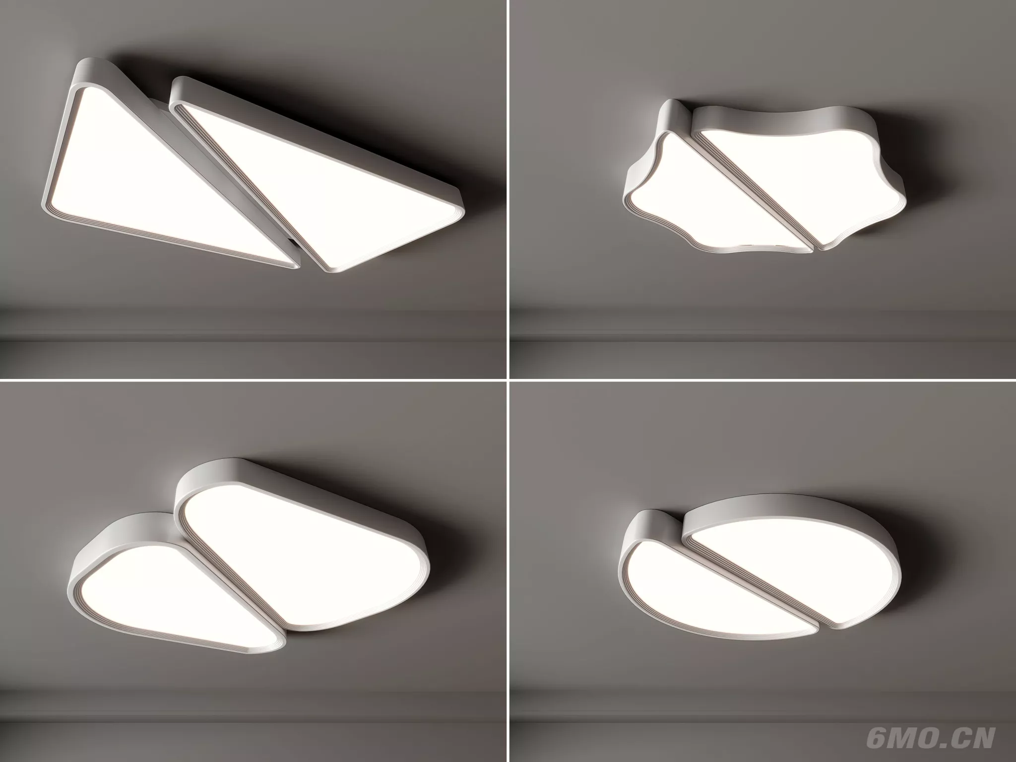 MINIMALIST CELING LIGHT - SKETCHUP 3D MODEL - VRAY - 245668