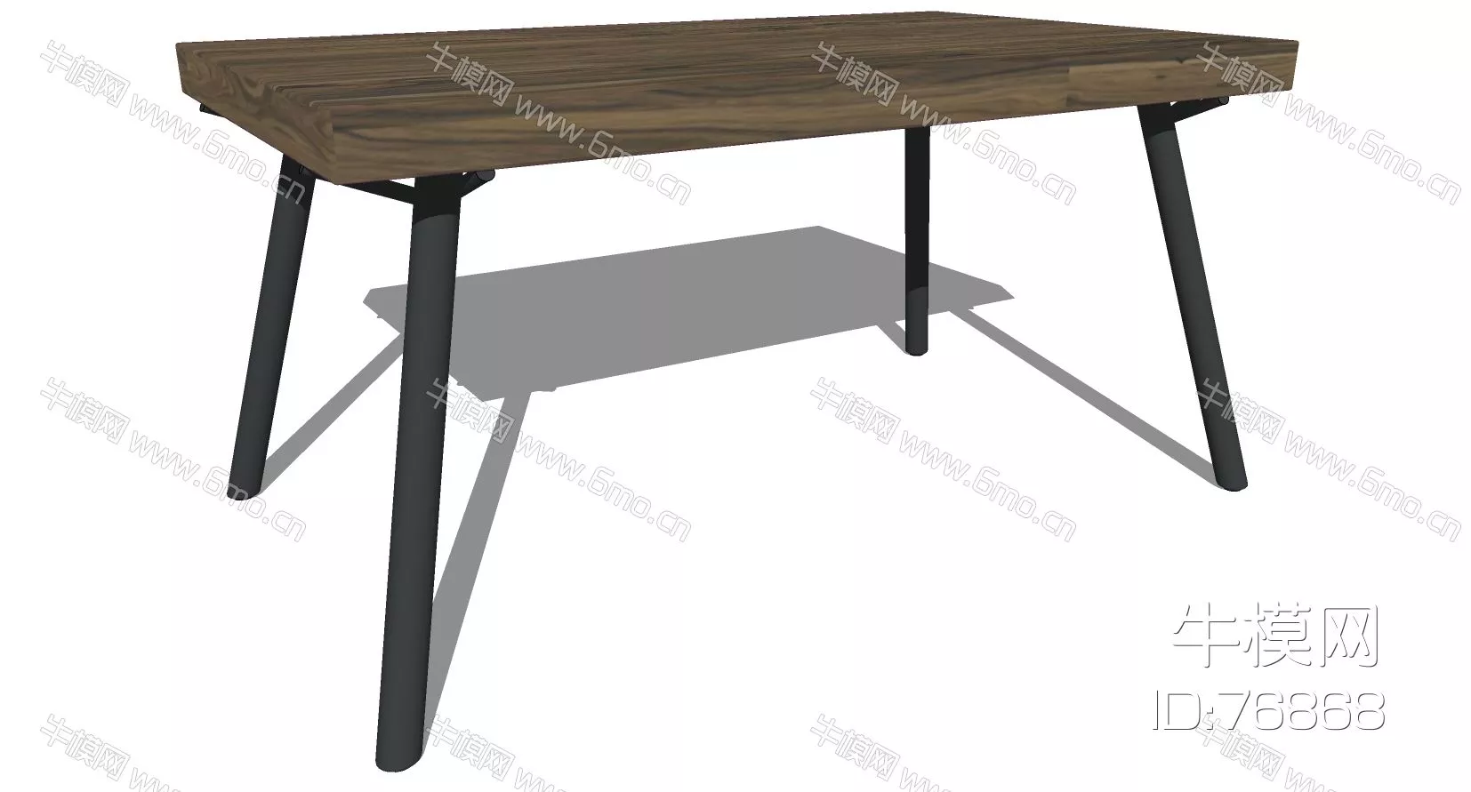 MINIMALIST DESK - SKETCHUP 3D MODEL - ENSCAPE - 76868