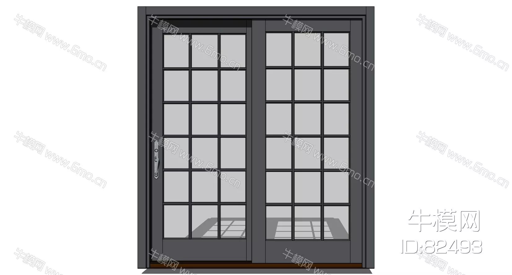 MINIMALIST DOOR AND WINDOWS - SKETCHUP 3D MODEL - ENSCAPE - 82493