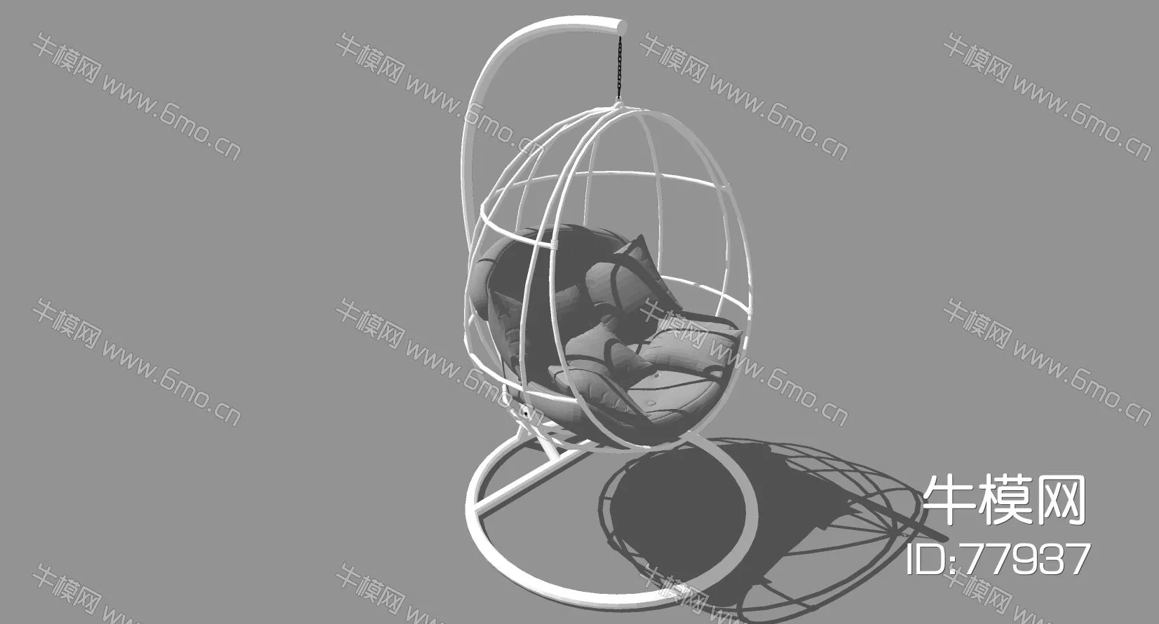 MINIMALIST LOUNGLE CHAIR - SKETCHUP 3D MODEL - ENSCAPE - 77937
