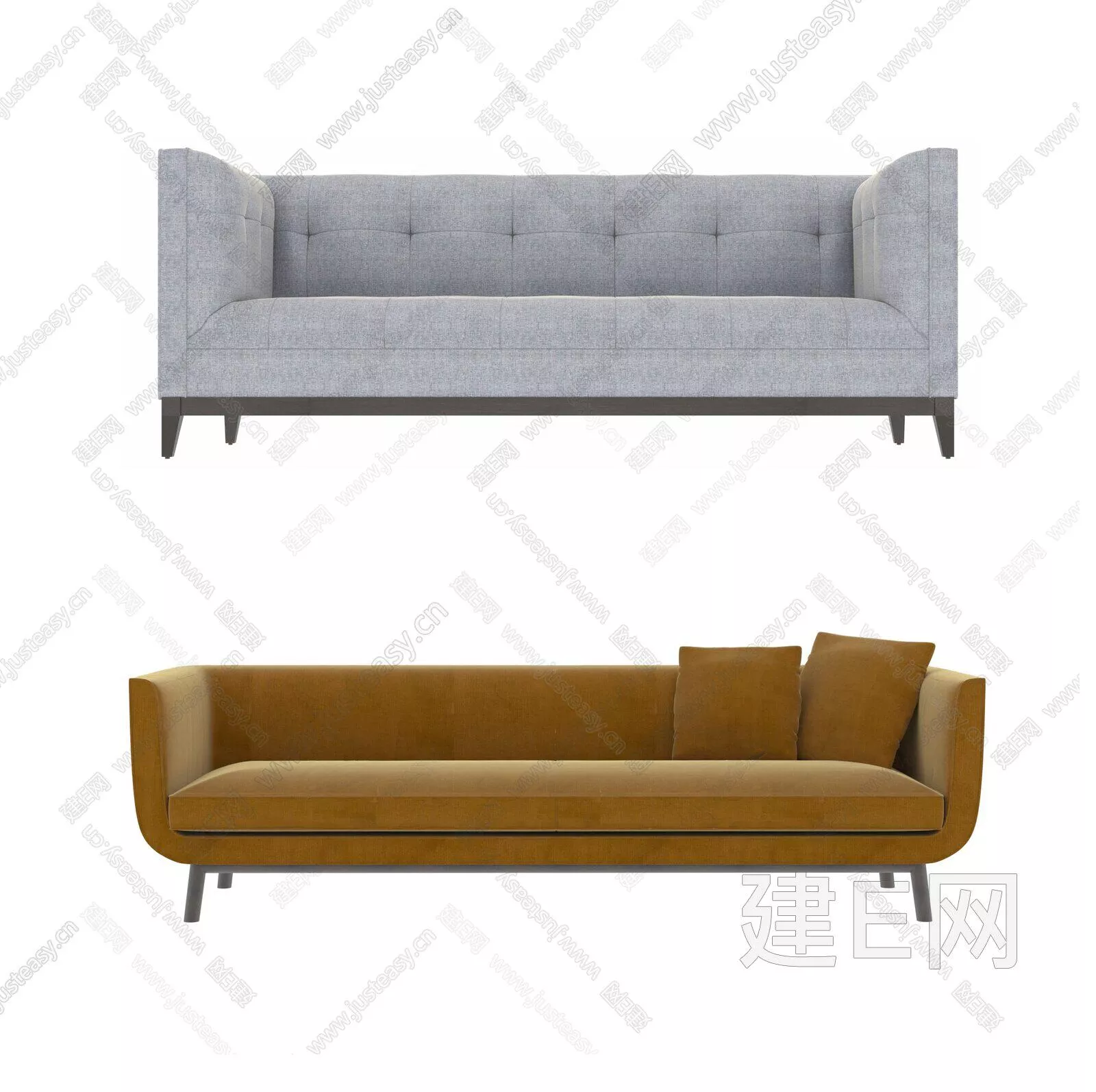 MINIMALIST SOFA - SKETCHUP 3D MODEL - ENSCAPE - 111889899