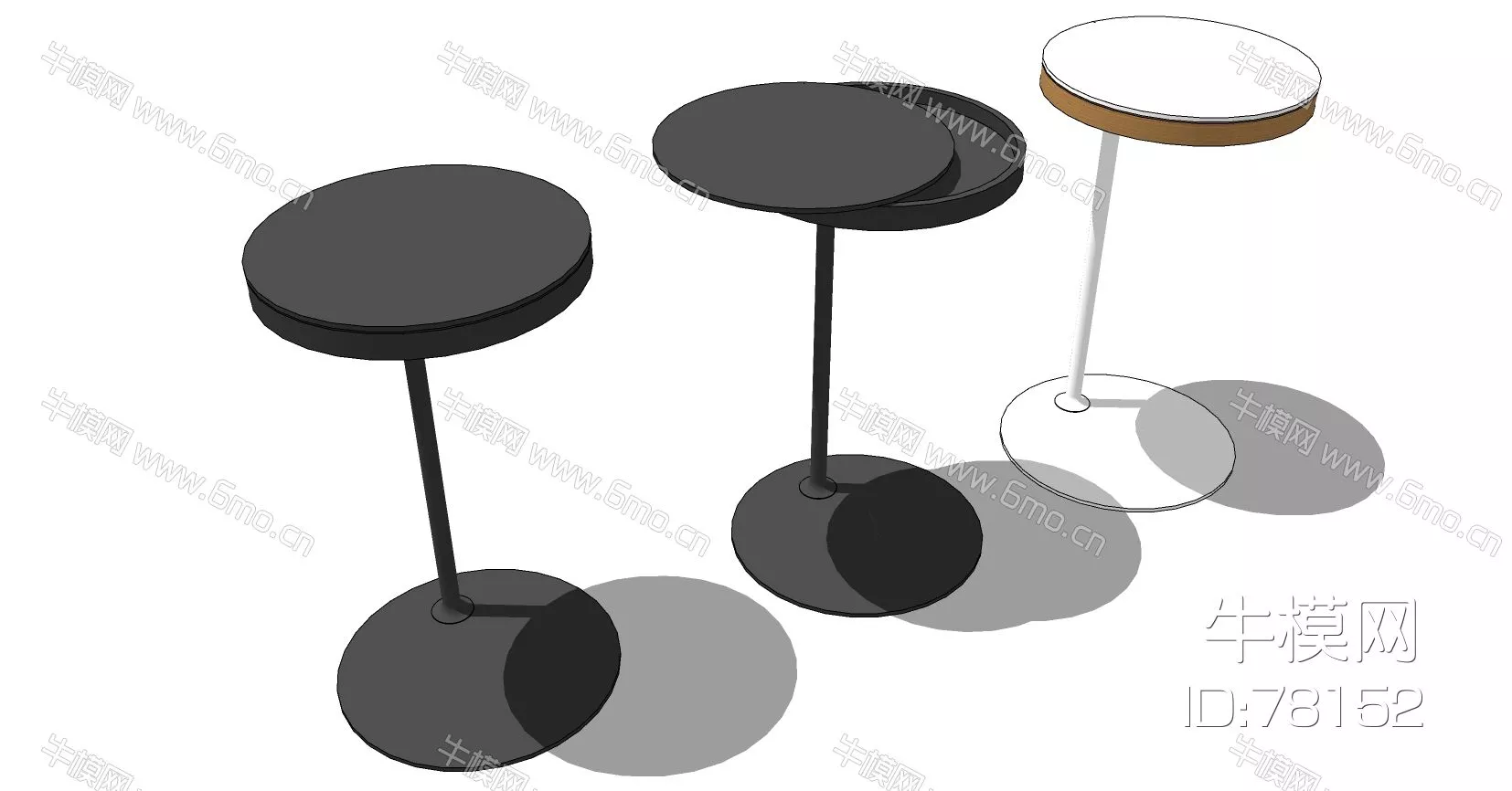 MINIMALIST STOOL - SKETCHUP 3D MODEL - ENSCAPE - 78152