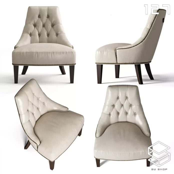 MODERN ARMCHAIR - SKETCHUP 3D MODEL - VRAY OR ENSCAPE - ID00591