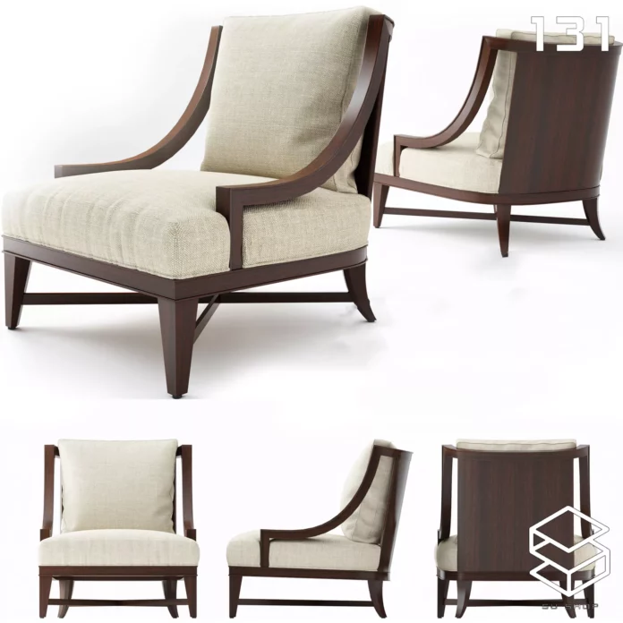 MODERN ARMCHAIR - SKETCHUP 3D MODEL - VRAY OR ENSCAPE - ID00596