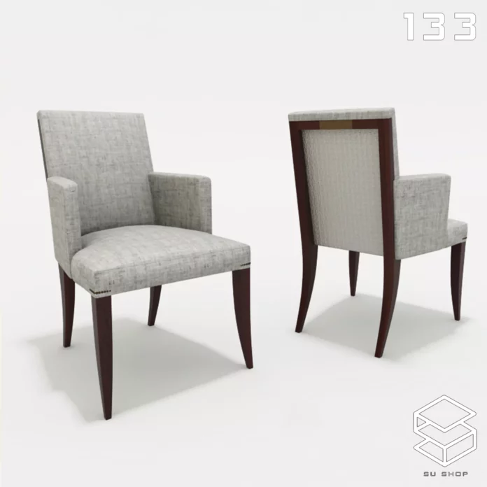 MODERN ARMCHAIR - SKETCHUP 3D MODEL - VRAY OR ENSCAPE - ID00598