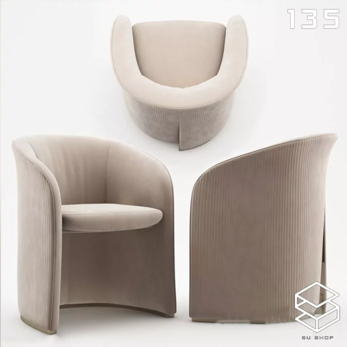 MODERN ARMCHAIR - SKETCHUP 3D MODEL - VRAY OR ENSCAPE - ID00600