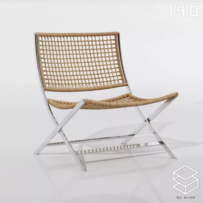 MODERN ARMCHAIR - SKETCHUP 3D MODEL - VRAY OR ENSCAPE - ID00606