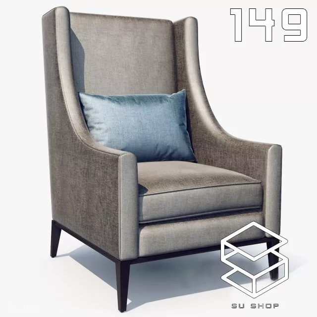 MODERN ARMCHAIR - SKETCHUP 3D MODEL - VRAY OR ENSCAPE - ID00615