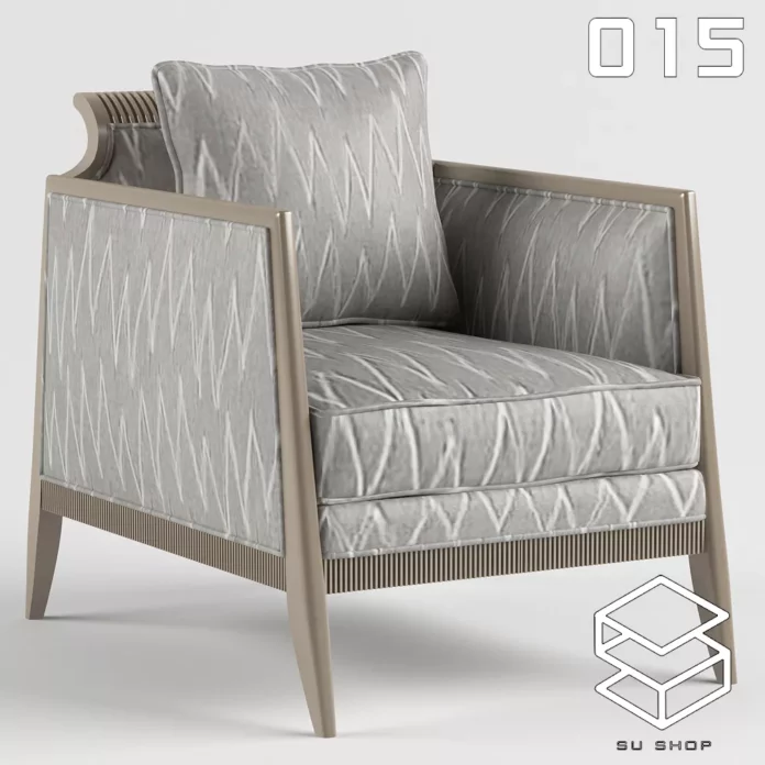 MODERN ARMCHAIR - SKETCHUP 3D MODEL - VRAY OR ENSCAPE - ID00616