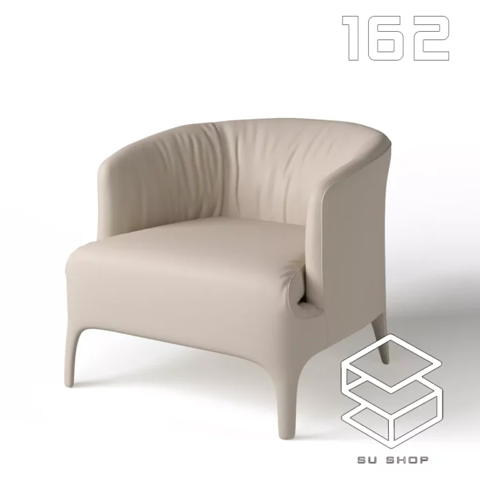 MODERN ARMCHAIR - SKETCHUP 3D MODEL - VRAY OR ENSCAPE - ID00630