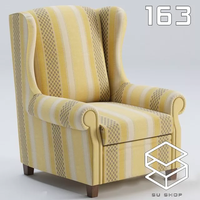 MODERN ARMCHAIR - SKETCHUP 3D MODEL - VRAY OR ENSCAPE - ID00631