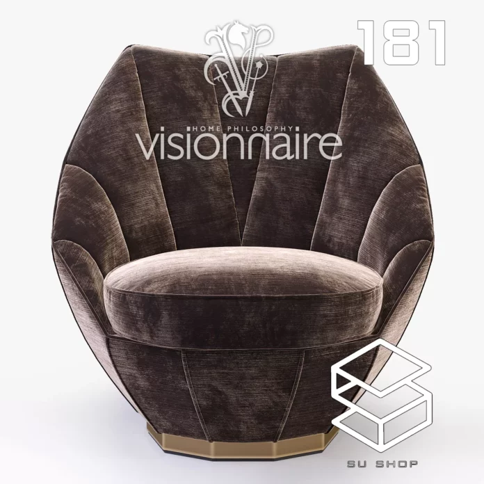 MODERN ARMCHAIR - SKETCHUP 3D MODEL - VRAY OR ENSCAPE - ID00651