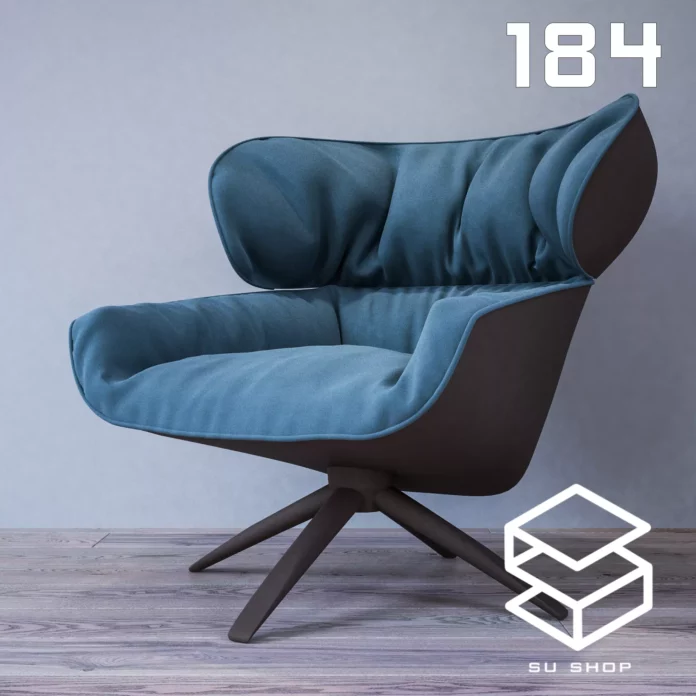 MODERN ARMCHAIR - SKETCHUP 3D MODEL - VRAY OR ENSCAPE - ID00654