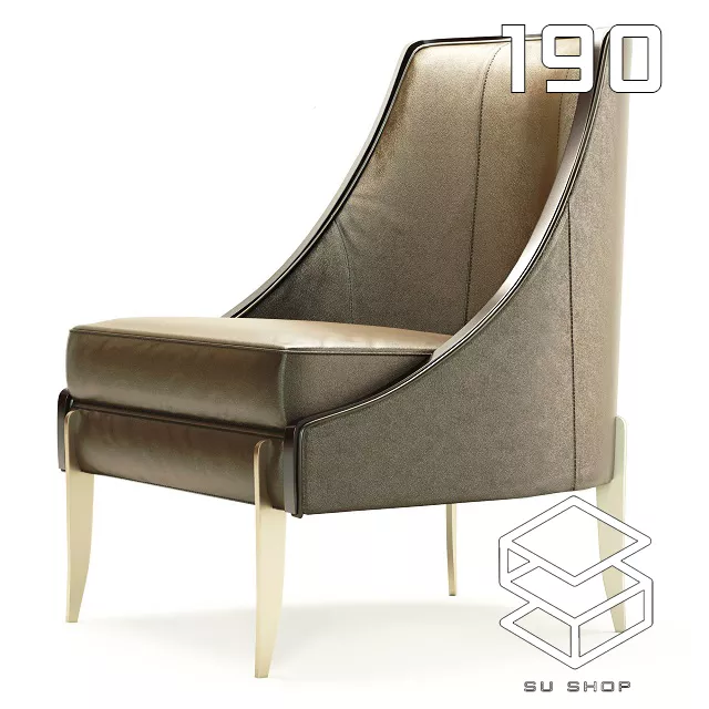 MODERN ARMCHAIR - SKETCHUP 3D MODEL - VRAY OR ENSCAPE - ID00661