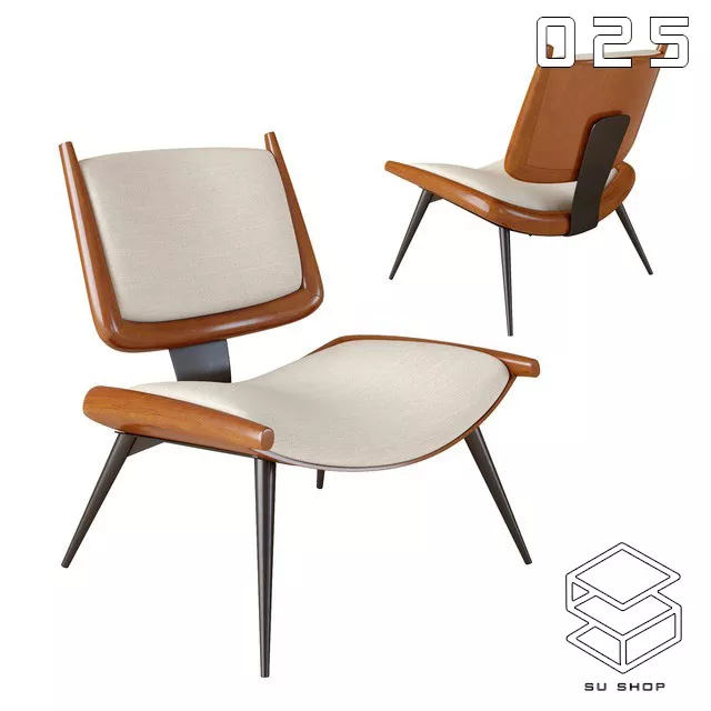 MODERN ARMCHAIR - SKETCHUP 3D MODEL - VRAY OR ENSCAPE - ID00683