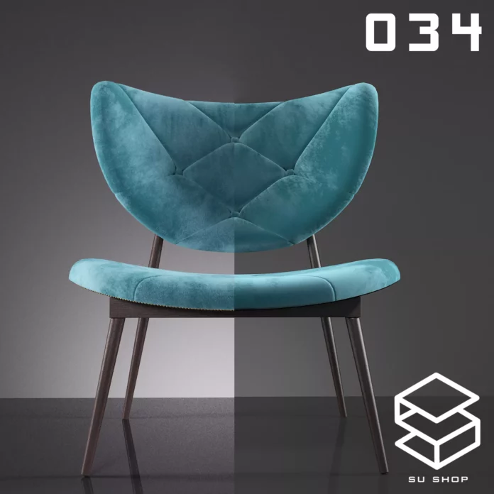 MODERN ARMCHAIR - SKETCHUP 3D MODEL - VRAY OR ENSCAPE - ID00693