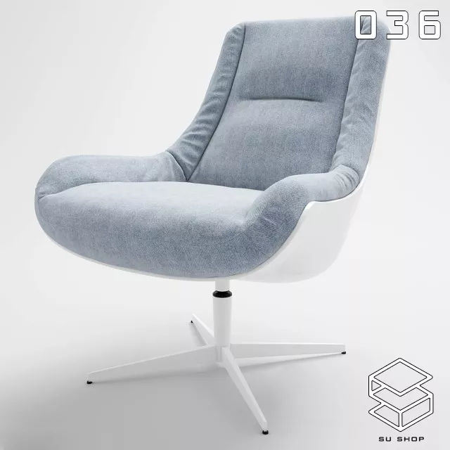 MODERN ARMCHAIR - SKETCHUP 3D MODEL - VRAY OR ENSCAPE - ID00695