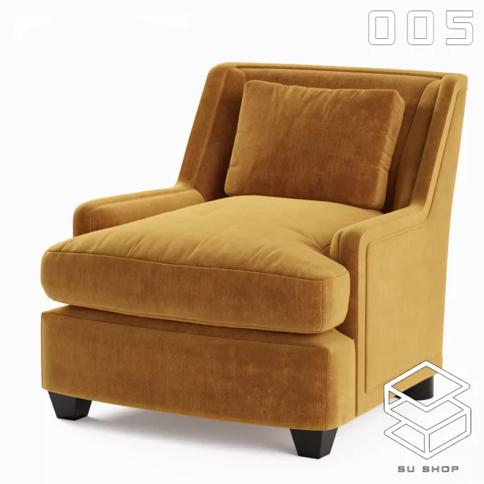 MODERN ARMCHAIR - SKETCHUP 3D MODEL - VRAY OR ENSCAPE - ID00710