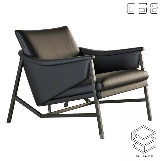 MODERN ARMCHAIR - SKETCHUP 3D MODEL - VRAY OR ENSCAPE - ID00719