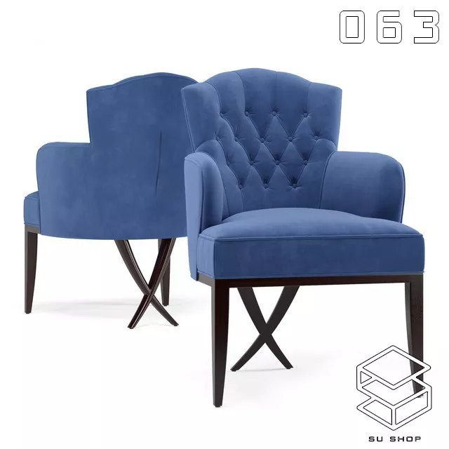 MODERN ARMCHAIR - SKETCHUP 3D MODEL - VRAY OR ENSCAPE - ID00725