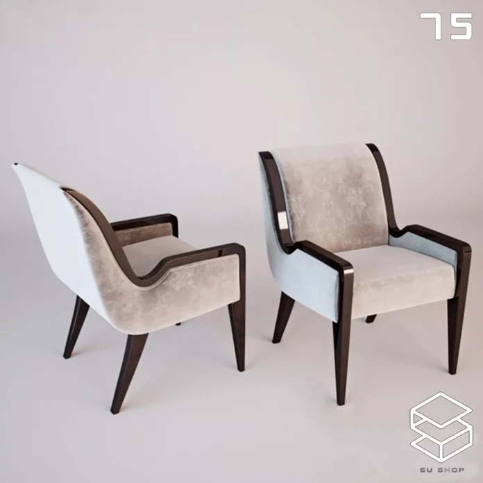 MODERN ARMCHAIR - SKETCHUP 3D MODEL - VRAY OR ENSCAPE - ID00738