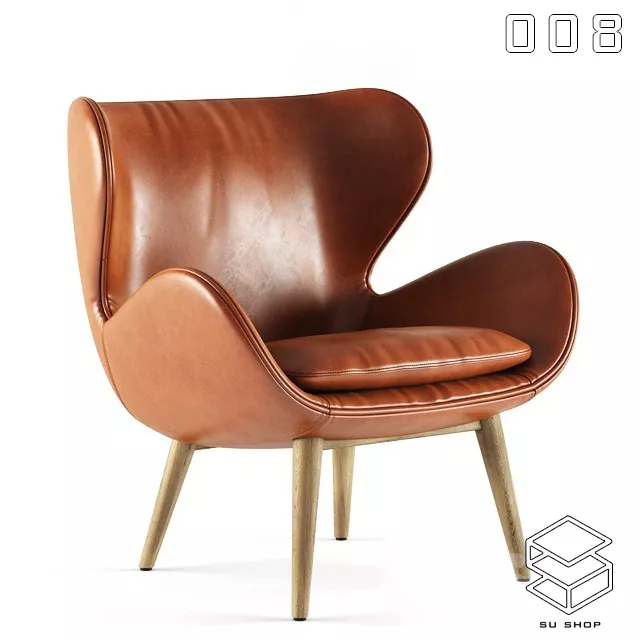 MODERN ARMCHAIR - SKETCHUP 3D MODEL - VRAY OR ENSCAPE - ID00743