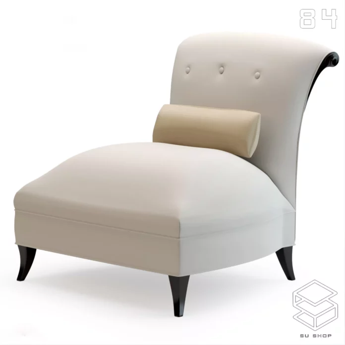 MODERN ARMCHAIR - SKETCHUP 3D MODEL - VRAY OR ENSCAPE - ID00748