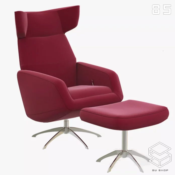 MODERN ARMCHAIR - SKETCHUP 3D MODEL - VRAY OR ENSCAPE - ID00749