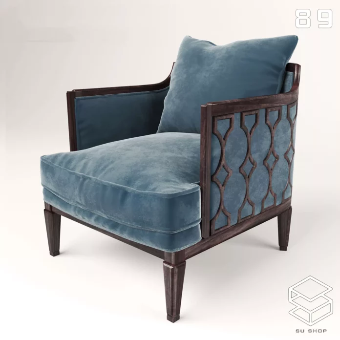 MODERN ARMCHAIR - SKETCHUP 3D MODEL - VRAY OR ENSCAPE - ID00753