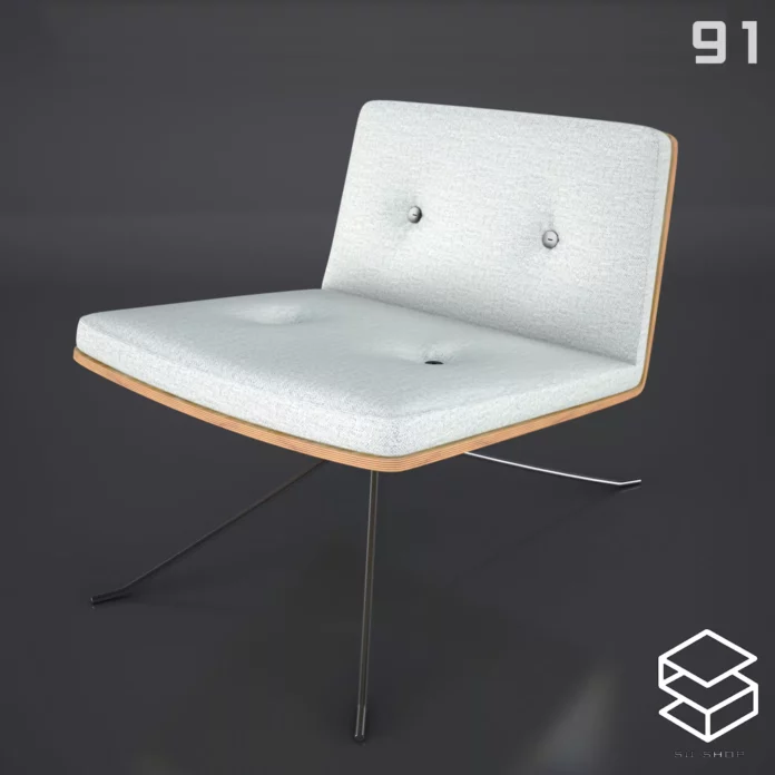 MODERN ARMCHAIR - SKETCHUP 3D MODEL - VRAY OR ENSCAPE - ID00756