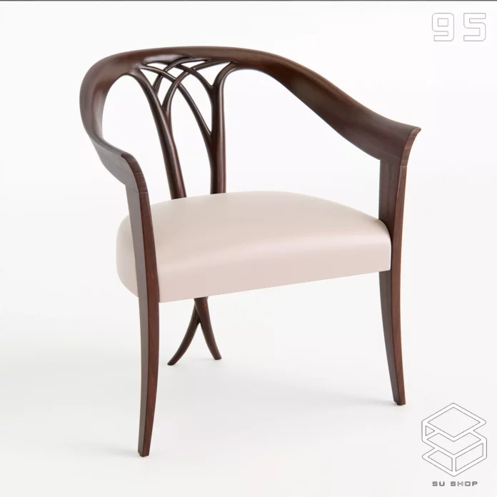 MODERN ARMCHAIR - SKETCHUP 3D MODEL - VRAY OR ENSCAPE - ID00760