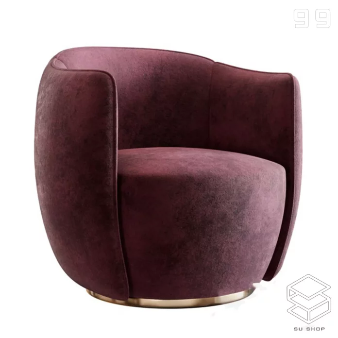 MODERN ARMCHAIR - SKETCHUP 3D MODEL - VRAY OR ENSCAPE - ID00764