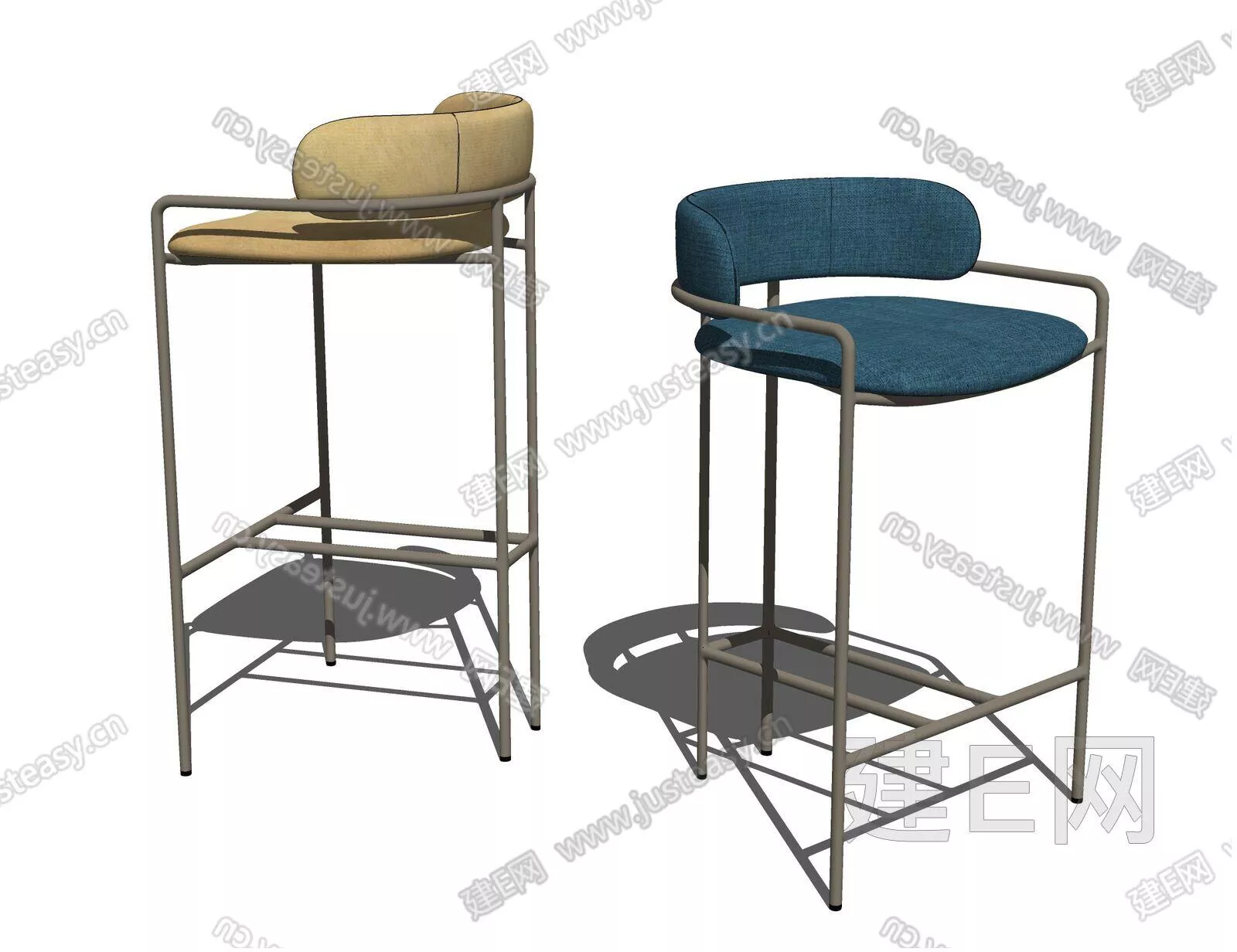 MODERN BAR CHAIR - SKETCHUP 3D MODEL - ENSCAPE - 109592590