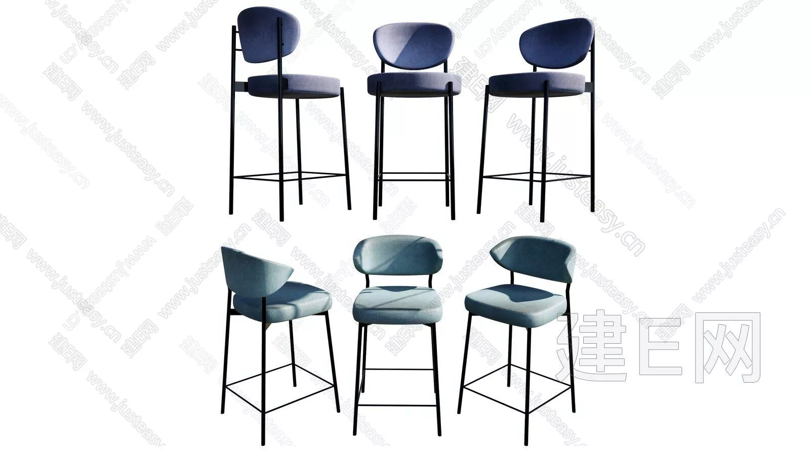 MODERN BAR CHAIR - SKETCHUP 3D MODEL - ENSCAPE - 110577071