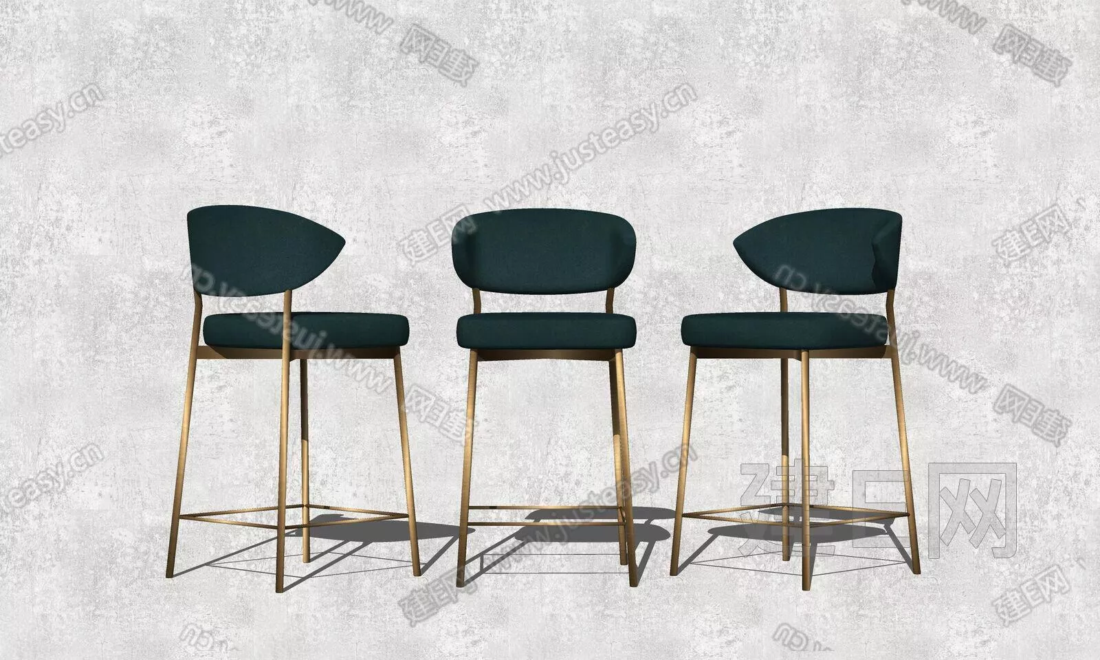 MODERN BAR CHAIR - SKETCHUP 3D MODEL - ENSCAPE - 111690193