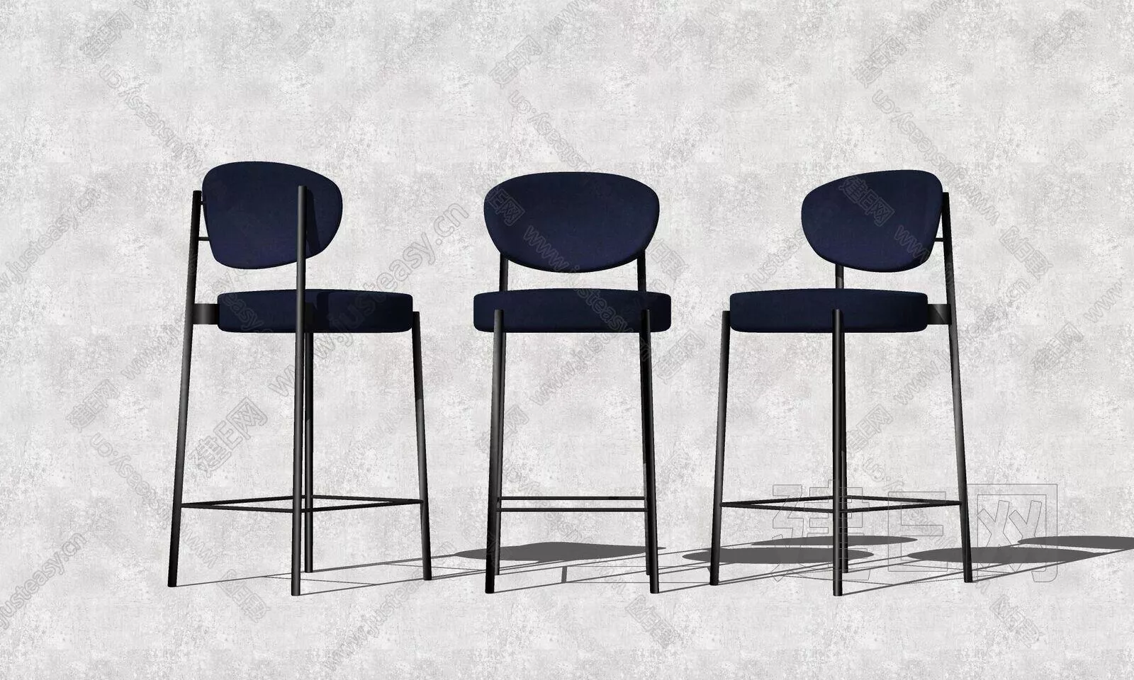 MODERN BAR CHAIR - SKETCHUP 3D MODEL - ENSCAPE - 112279964