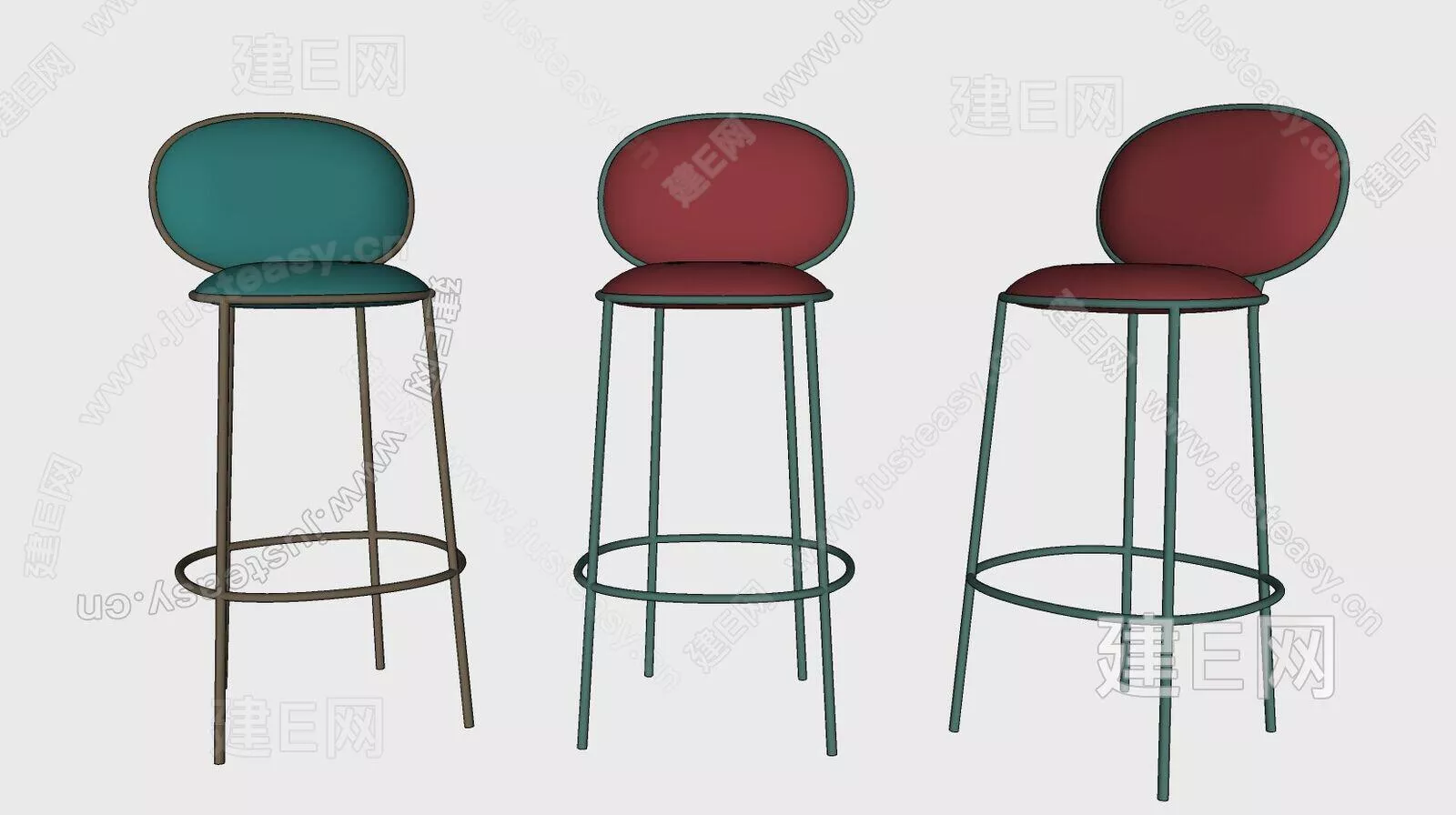 MODERN BAR CHAIR - SKETCHUP 3D MODEL - ENSCAPE - 112345499