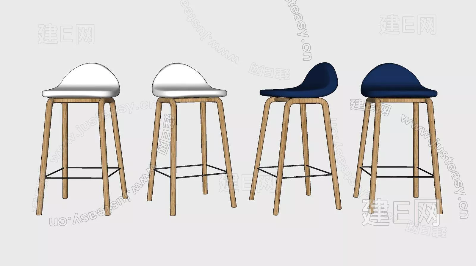 MODERN BAR CHAIR - SKETCHUP 3D MODEL - ENSCAPE - 112345512