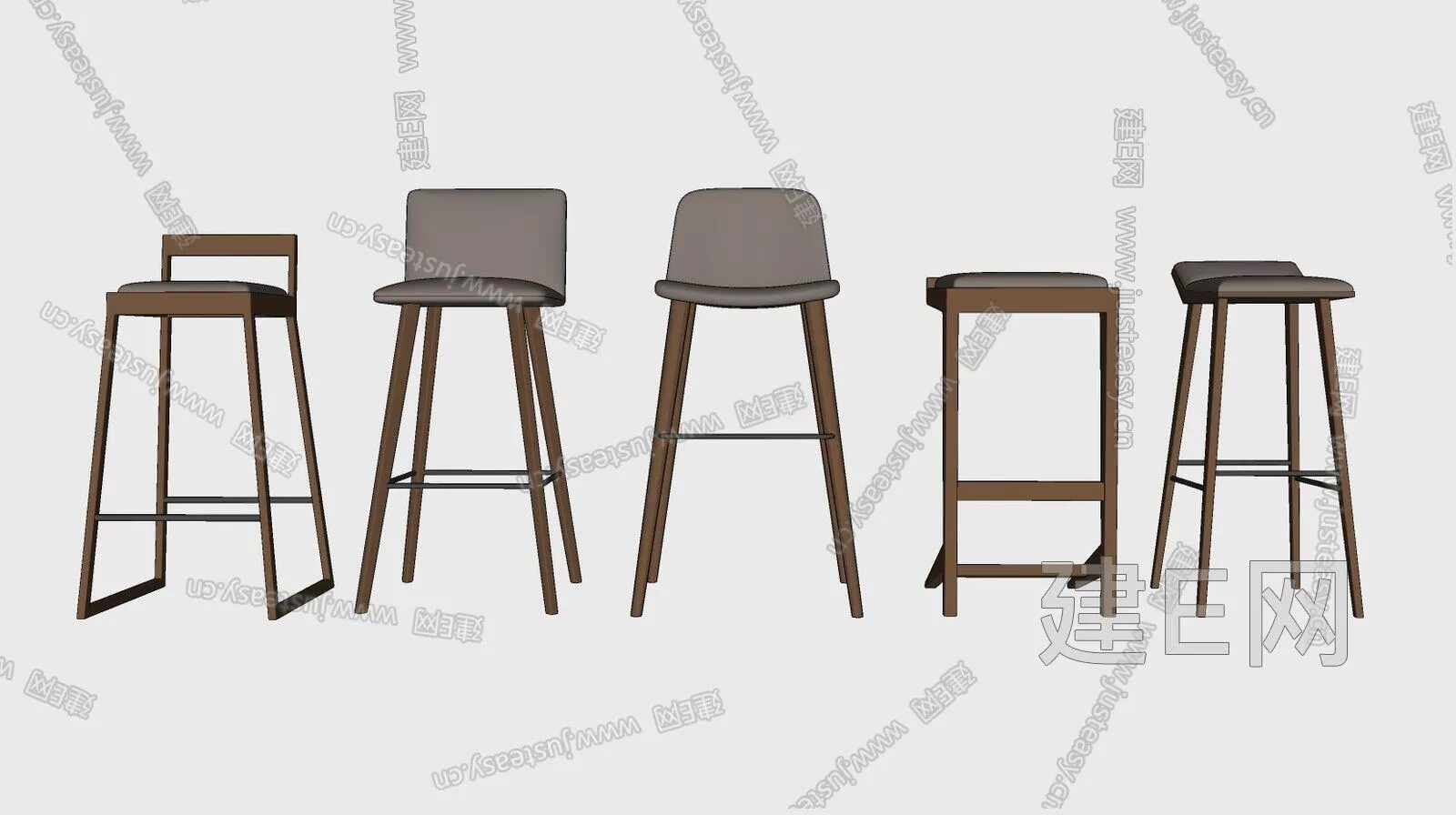 MODERN BAR CHAIR - SKETCHUP 3D MODEL - ENSCAPE - 112345528