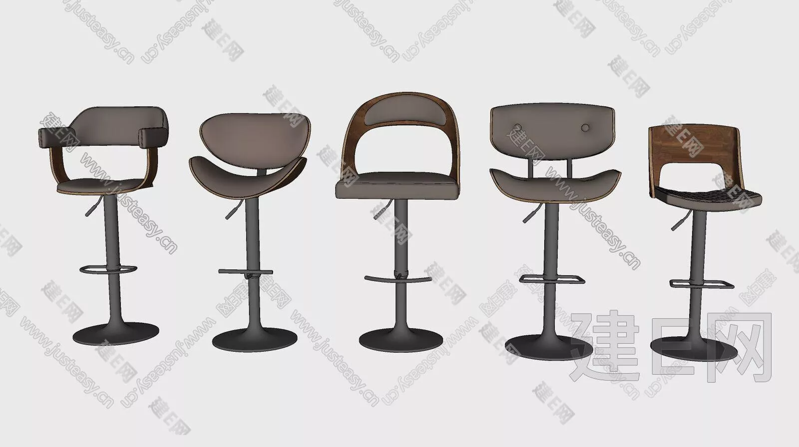 MODERN BAR CHAIR - SKETCHUP 3D MODEL - ENSCAPE - 112345592