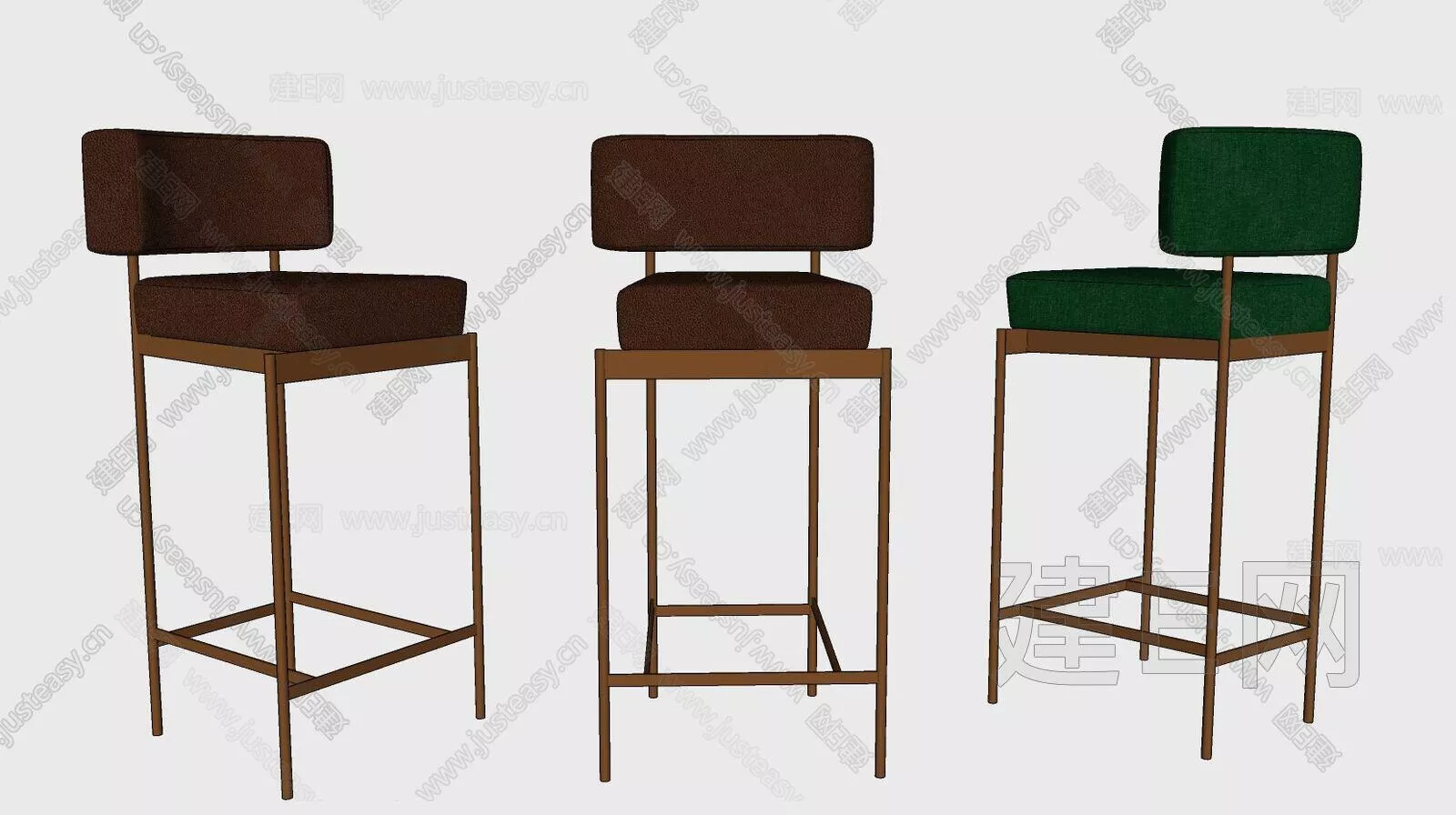 MODERN BAR CHAIR - SKETCHUP 3D MODEL - ENSCAPE - 112345595