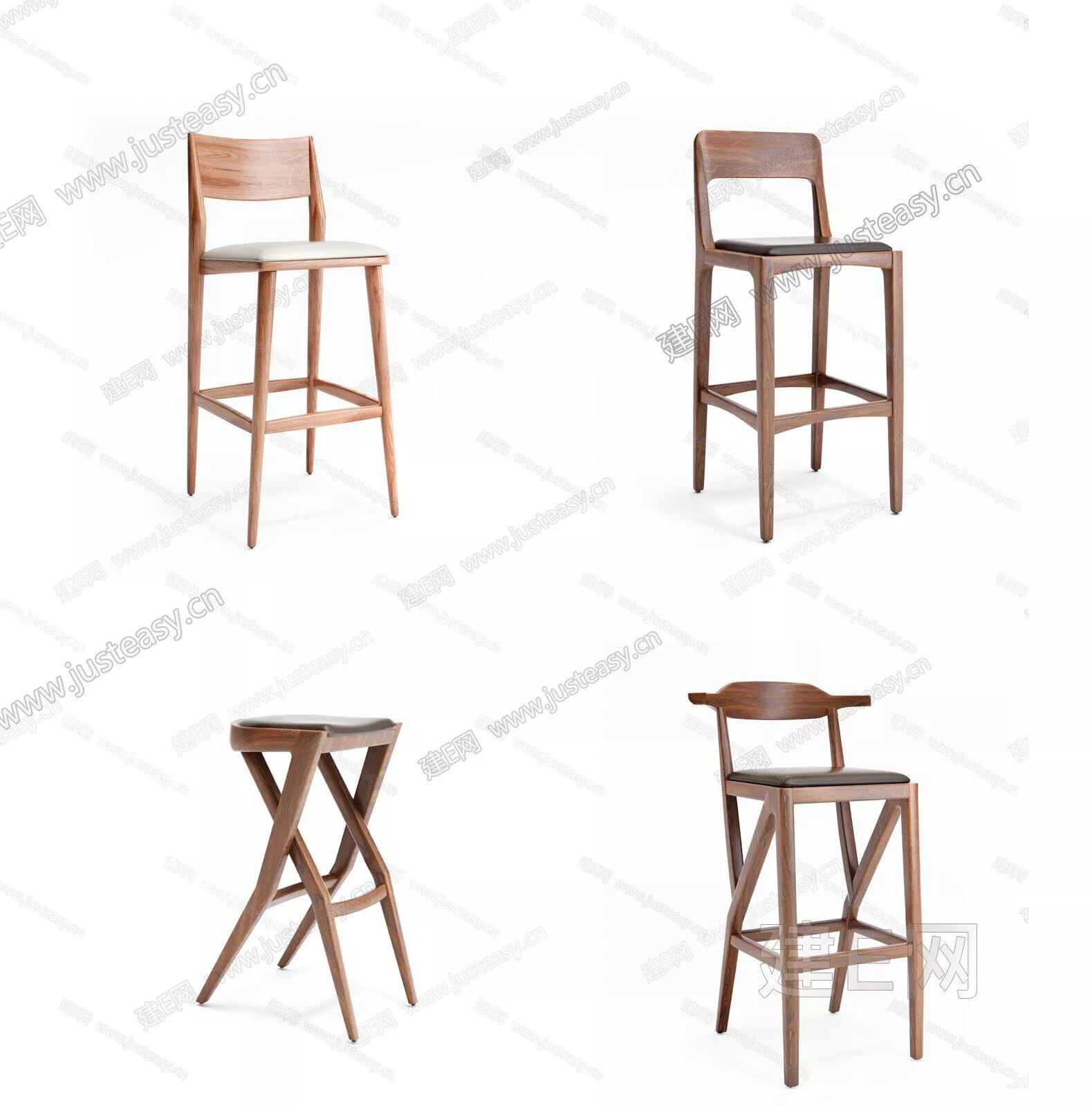 MODERN BAR CHAIR - SKETCHUP 3D MODEL - ENSCAPE - 112741808