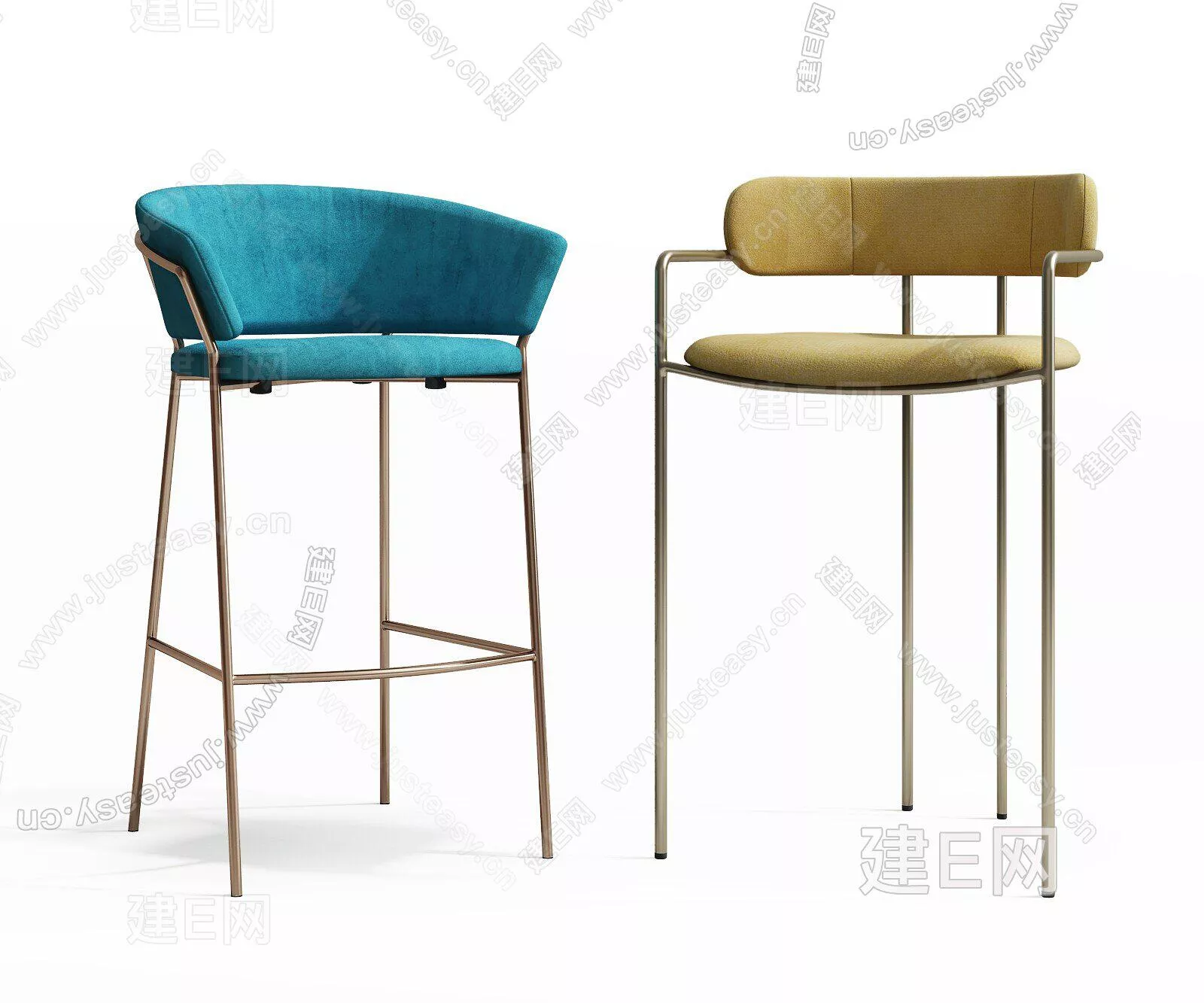 MODERN BAR CHAIR - SKETCHUP 3D MODEL - ENSCAPE - 112807363