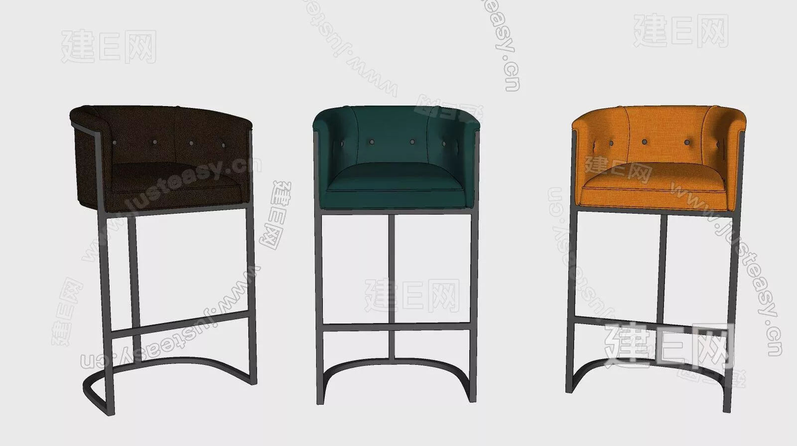 MODERN BAR CHAIR - SKETCHUP 3D MODEL - ENSCAPE - 113066315