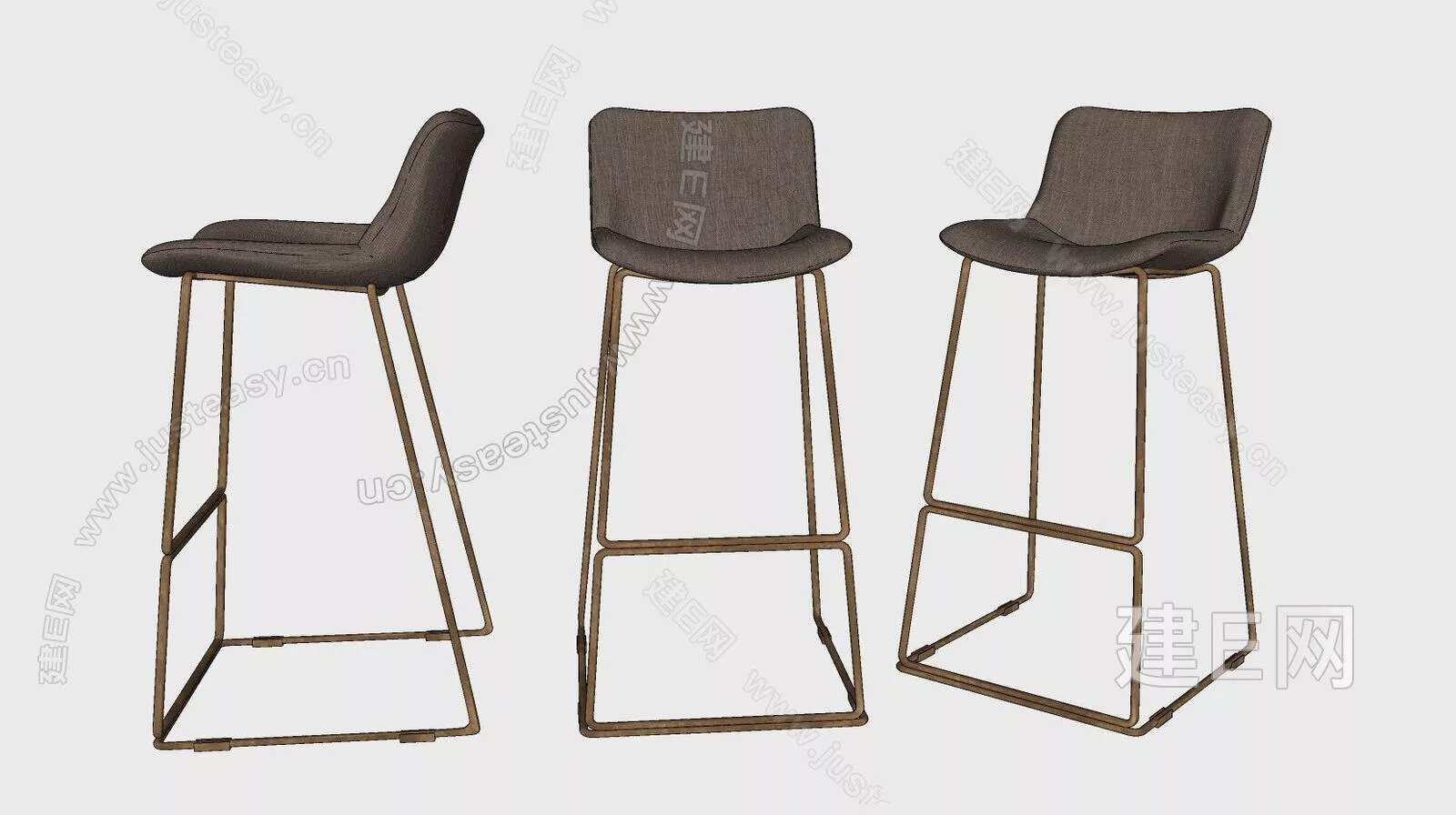 MODERN BAR CHAIR - SKETCHUP 3D MODEL - ENSCAPE - 113066376