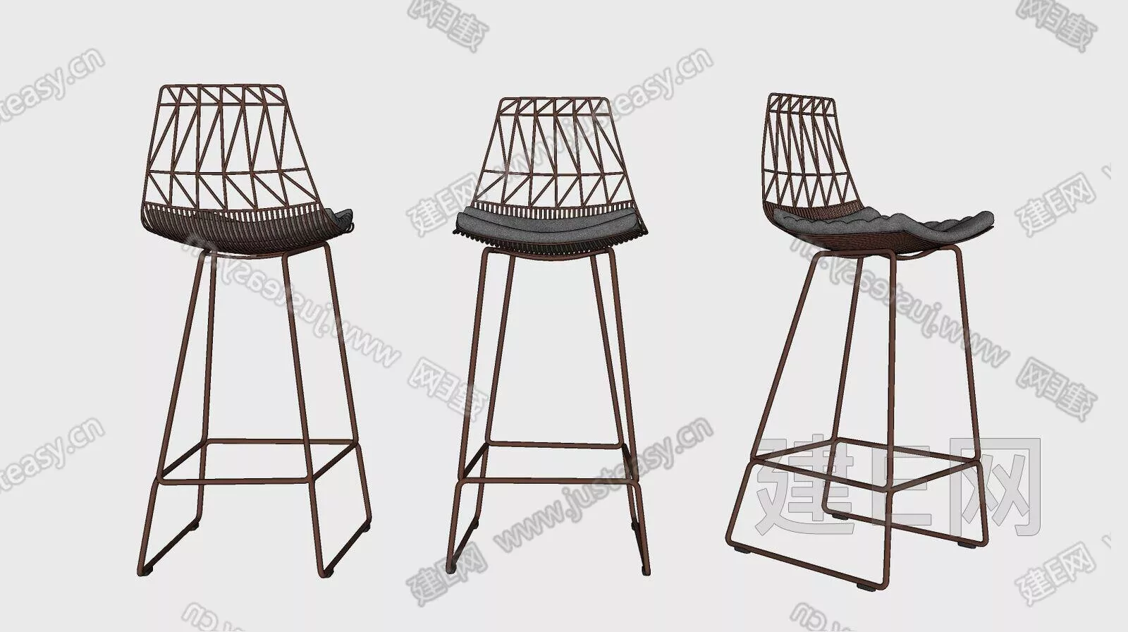 MODERN BAR CHAIR - SKETCHUP 3D MODEL - ENSCAPE - 113066445