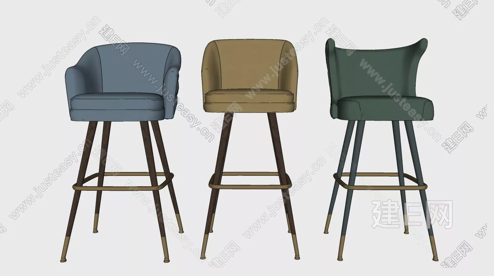 MODERN BAR CHAIR - SKETCHUP 3D MODEL - ENSCAPE - 113066474